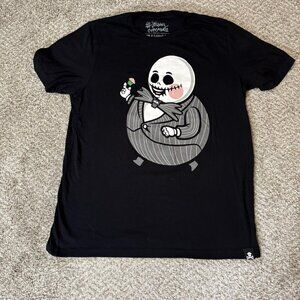 Johnny Cupcakes Shirt Mens Extra Large Jack Skellington Halloween Graphic XL